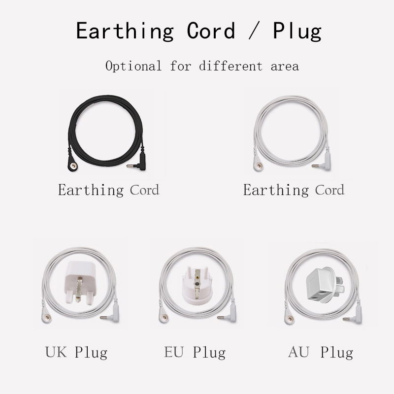 Earthing Grounding Rod - Plugue/soquete/haste/pulseira de aterramento com fio para