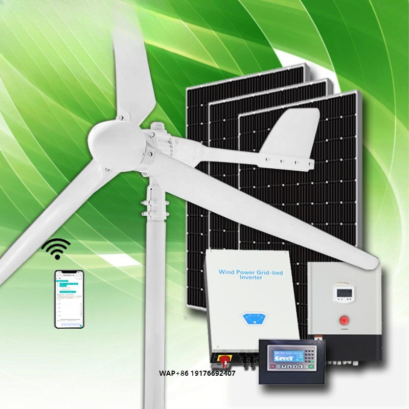 Wind Solar Hybrid Kit - Kit de Gerador de Turbina Eólica