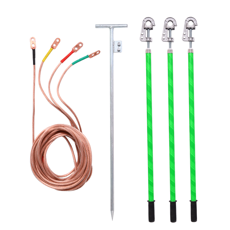 Earthing Grounding Rod - Conjunto de Aterramento de Alta Tensão: