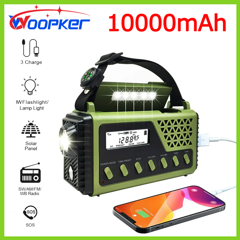 Renewable Energy Source - Woopker rádio SY-1199 10000mah multifuncional rádio