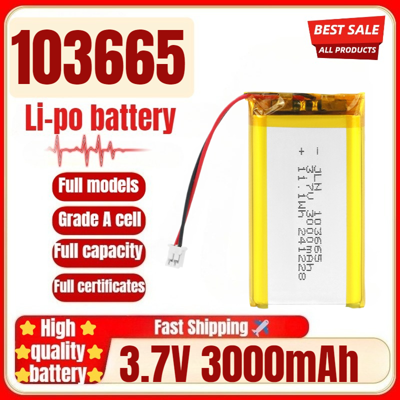 Renewable Energy Source - 103665 3.7v 3000mah bateria recarregável de