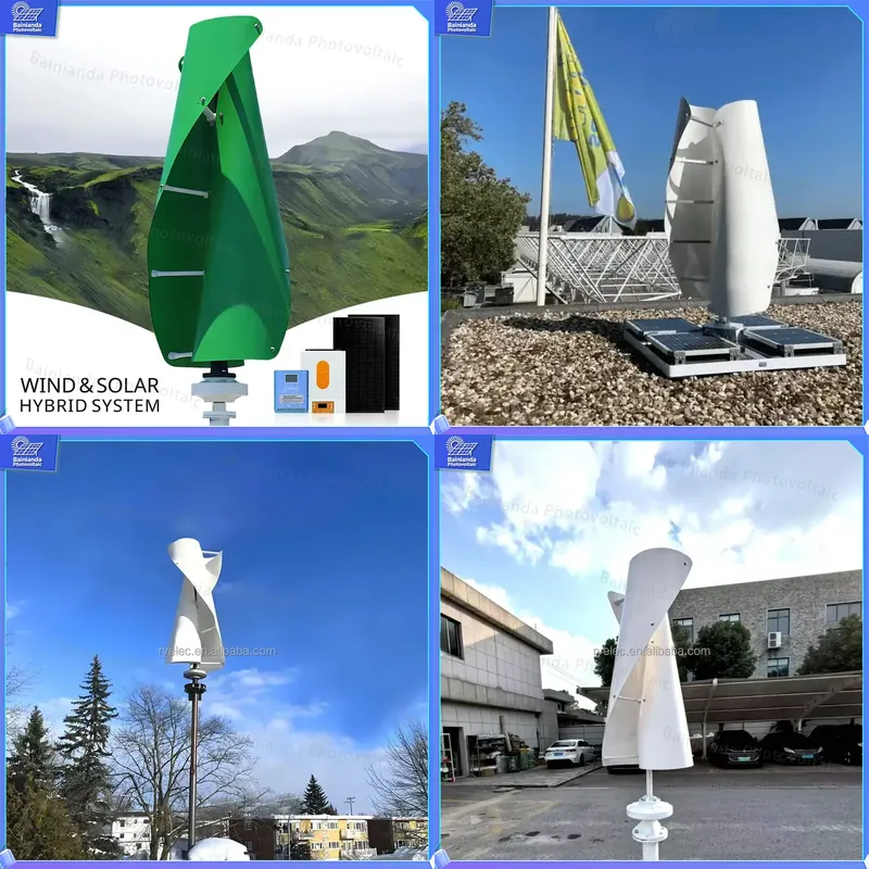 Wind Solar Hybrid Kit - Sistema Híbrido de Turbina Eólica Solar