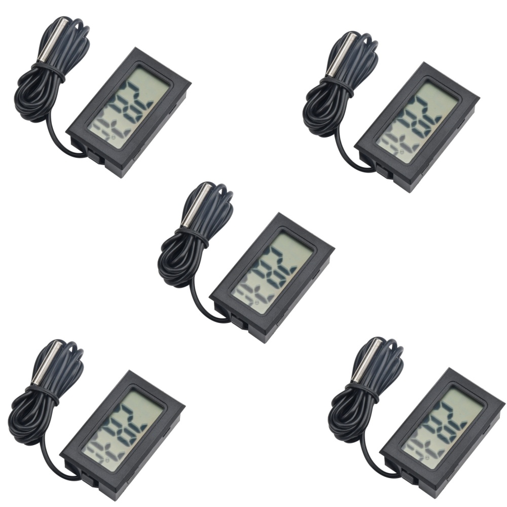 Mini termômetro digital lcd FY - Battery Monitor Coulometer avaliação e preço
