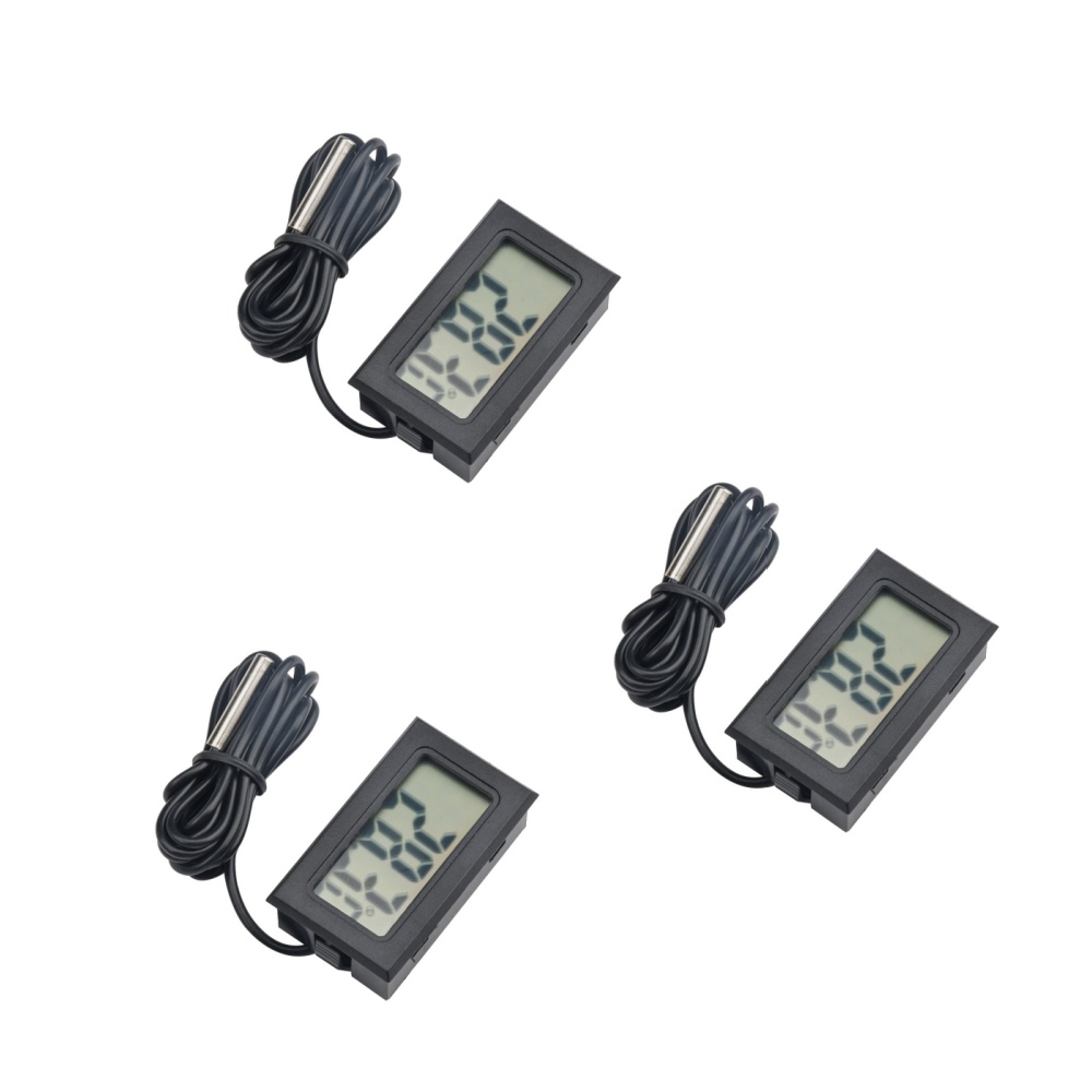 Mini termômetro digital lcd FY - Battery Monitor Coulometer avaliação e preço