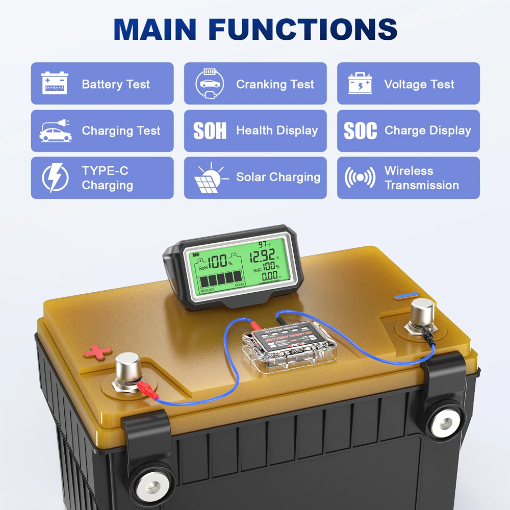 Testador de Bateria 12V, Anali - Battery Monitor Coulometer avaliação e preço