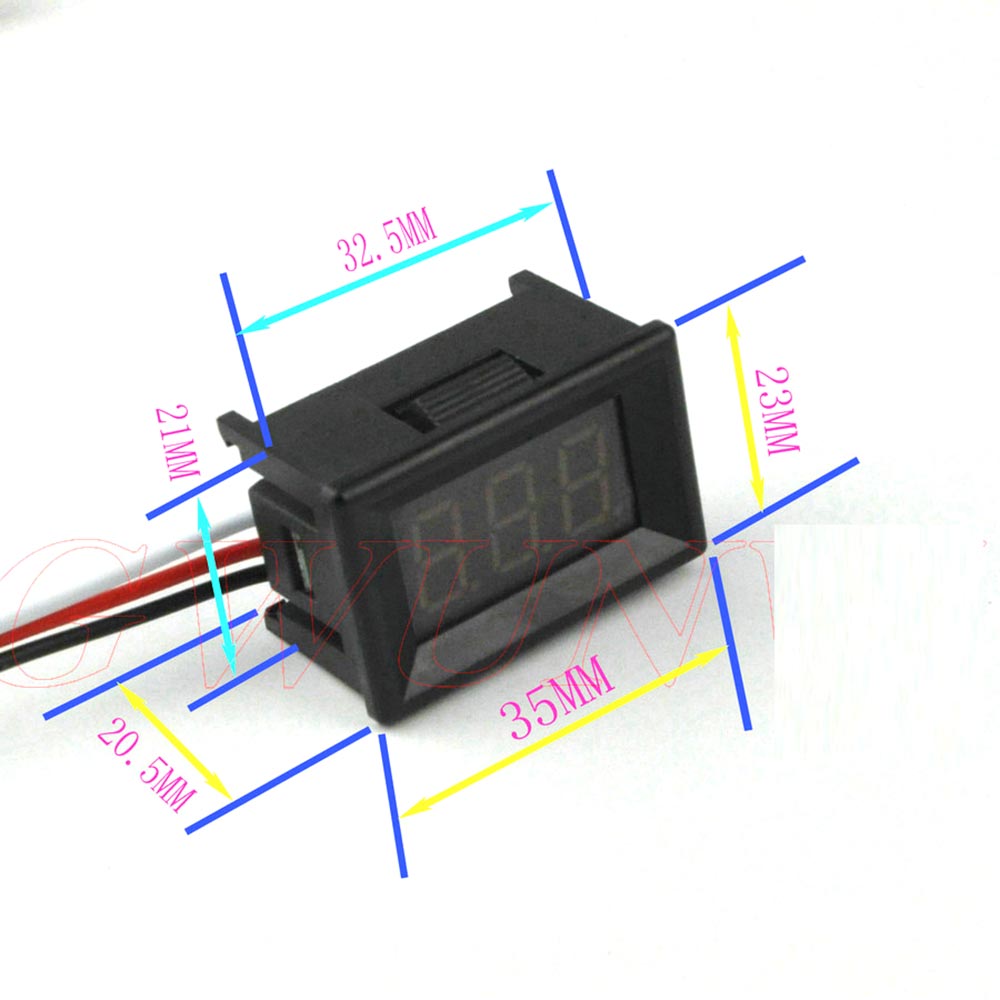 LED Voltagem Digital Display V - Battery Monitor Coulometer avaliação e preço