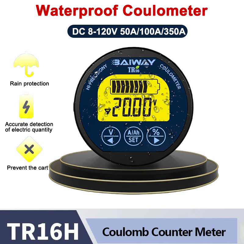 Coulômetro Digital TR16H à Pro - Battery Monitor Coulometer avaliação e preço