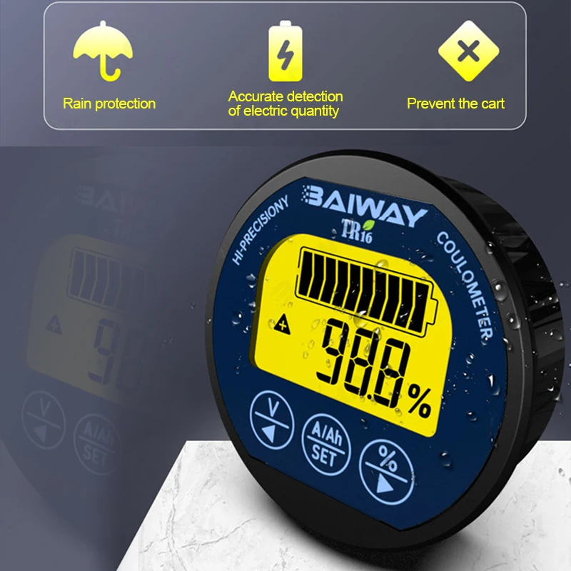 Coulômetro Digital TR16H à Pro - Battery Monitor Coulometer avaliação e preço