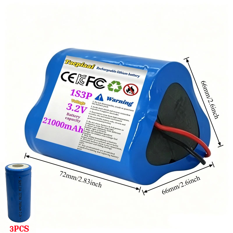 Bateria Recarregável LiFePO4 3 - Renewable Energy Source avaliação e preço