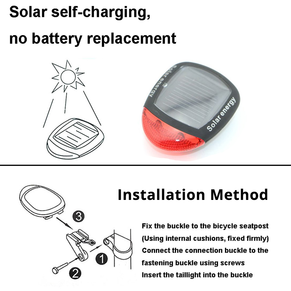 Recarregável Red Bike Solar En - Renewable Energy Source avaliação e preço