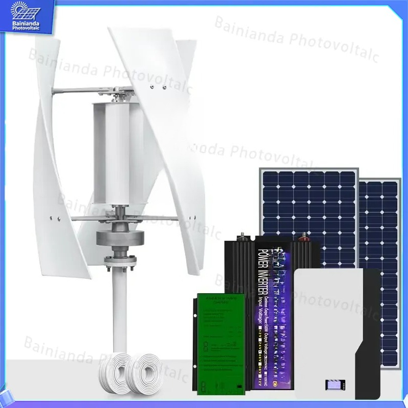Sistema Híbrido de Turbina Eól - Wind Solar Hybrid Kit avaliação e preço